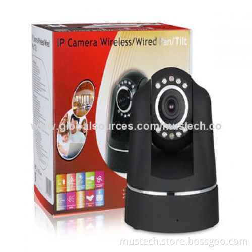 1,080P Vandal-proof IR Network Dome Security IP Camera with P2P PoE, Plug-and-play Function